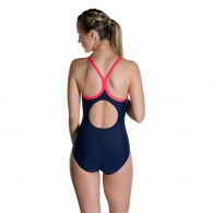  Speedo SPL TRSP RBCK AF NAVY/PINK thumbnav 4